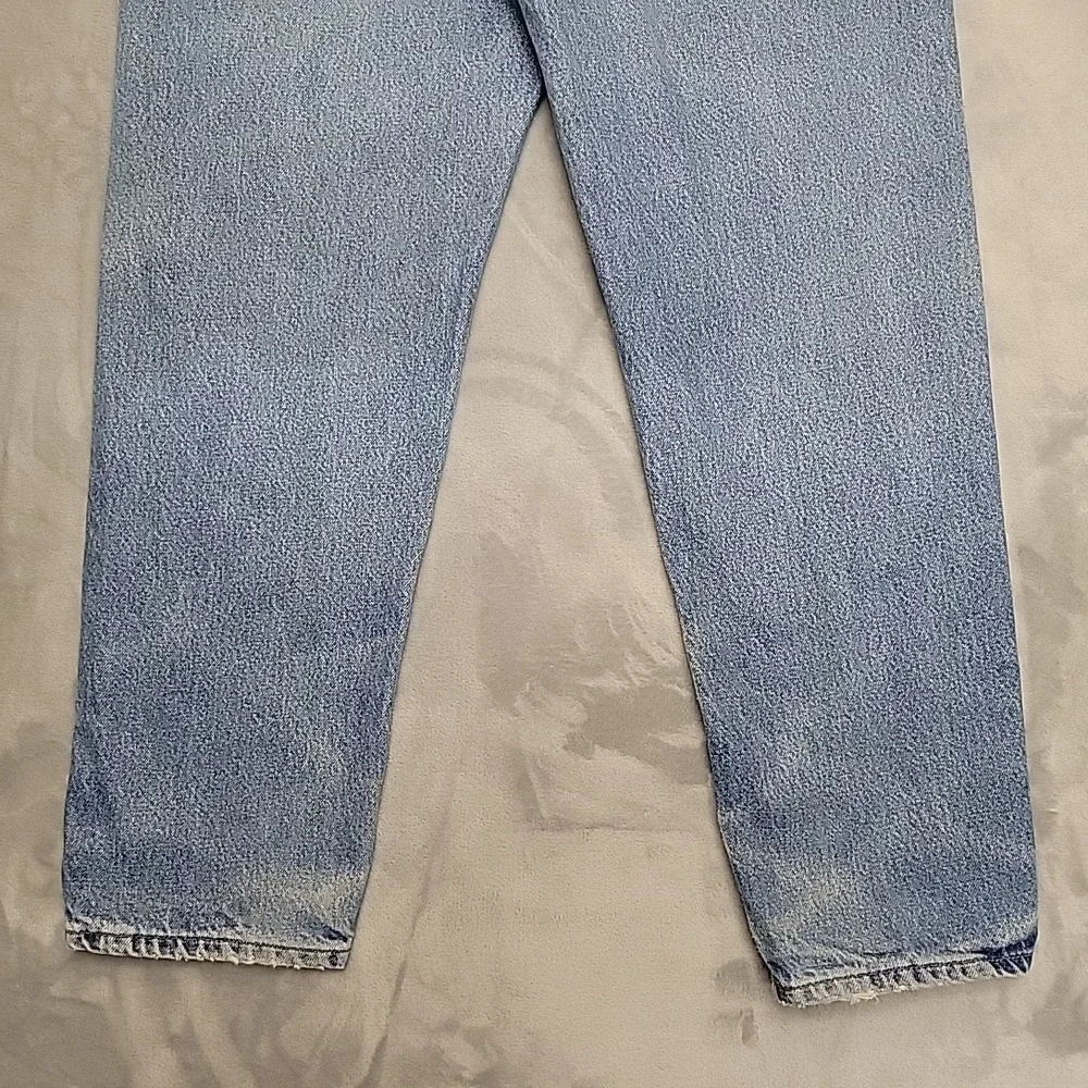 VTG Carhartt Jeans Mens 36x30 Blue B17 Relaxed Fit Denim Workwear Faded Distress